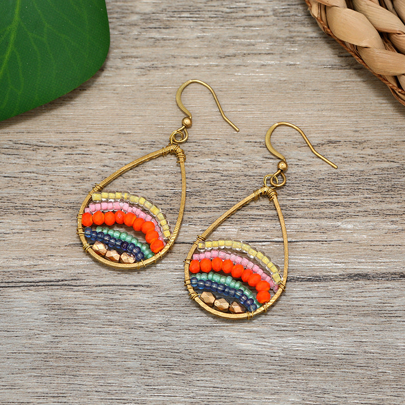 INNERVIBER Handwoven Tassels Bohemian-style Niche style Earrings Earrings INNERVIBER 5