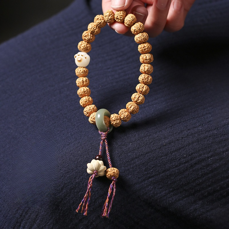 Rudraksha Cat Claw Bodhi Bracelet