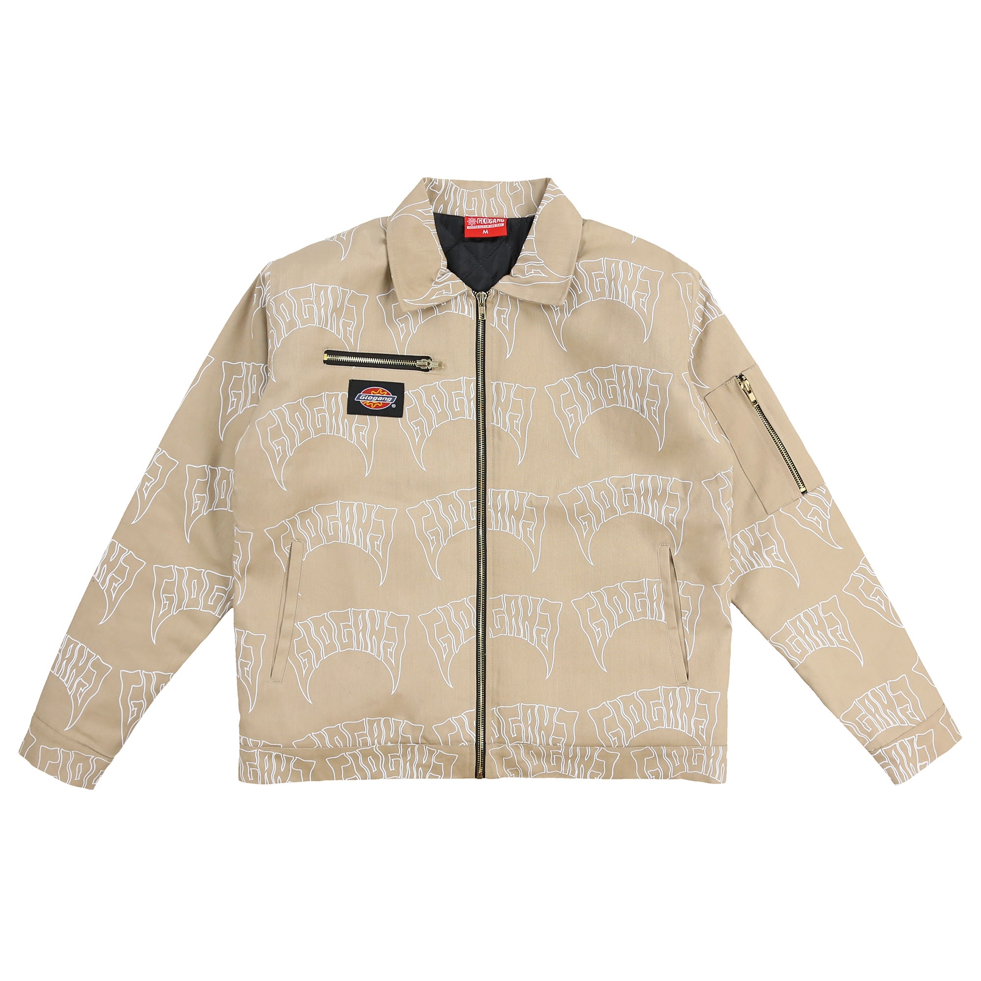 Glo Gang Logo Work Jacket (Tan) – Glo Gang Worldwide