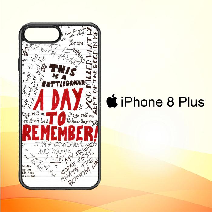 A Day To Remember Wallpaper Y0237 Iphone 8 Plus Case Fantastic Case