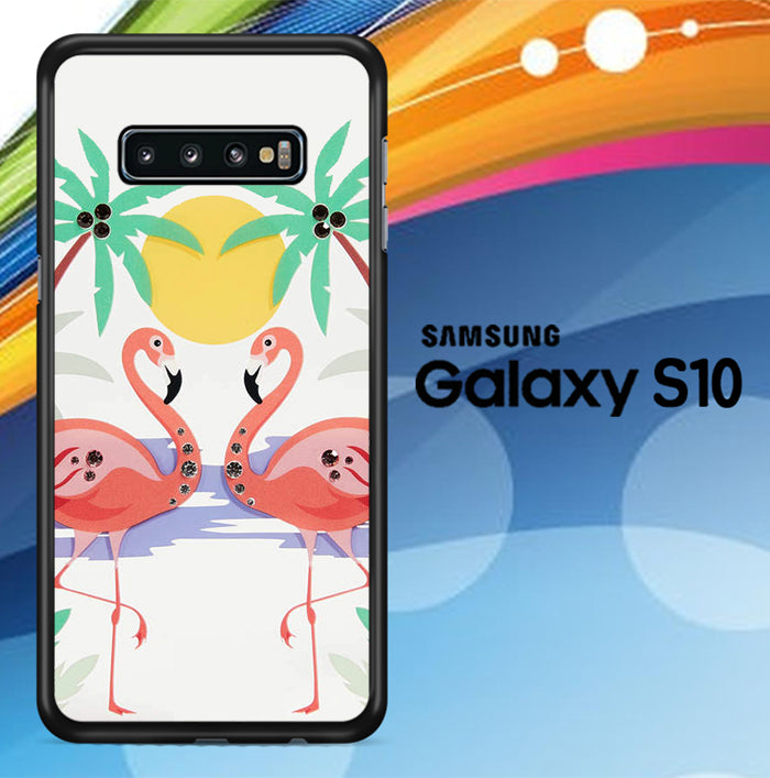 Flamingos Samsung S10 Case
