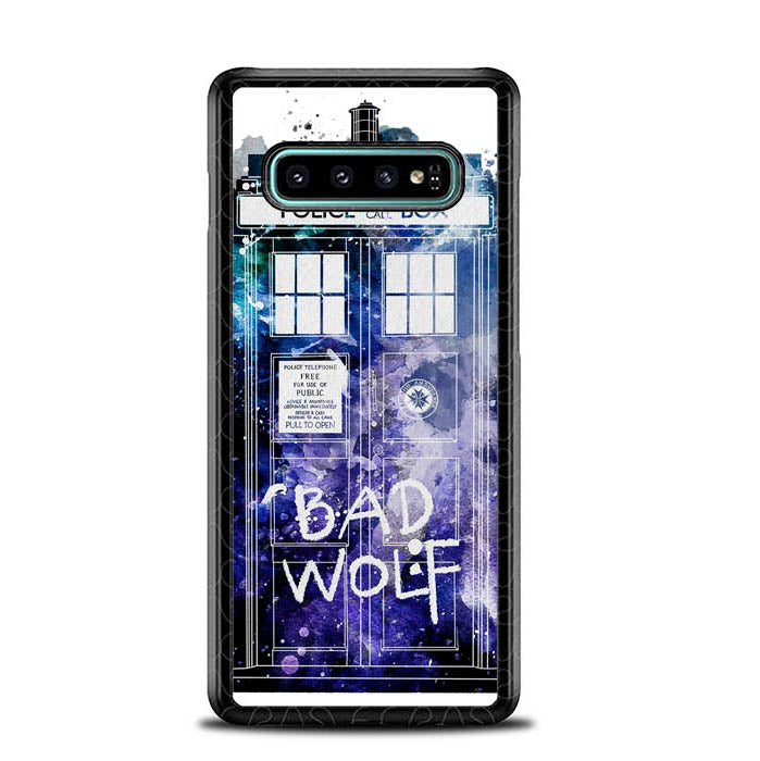 The Doctor and his blue box Samsung S10 Case