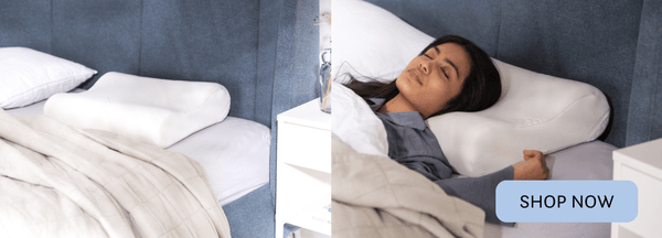 contour pillow airways open back and side sleeping stops snoring