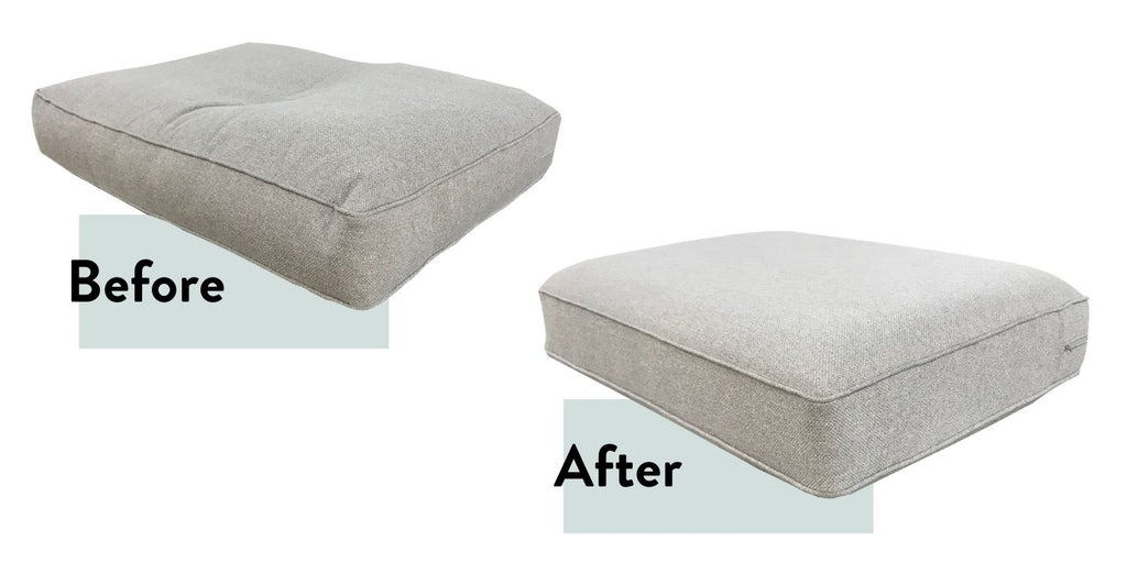 Fabric sofa cushion refilling foam not fibre or feather