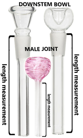 Downstem measurement glass bowl