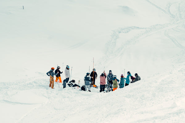 Snowsafety clinics tijdens het Poederbaas Freeride Festival