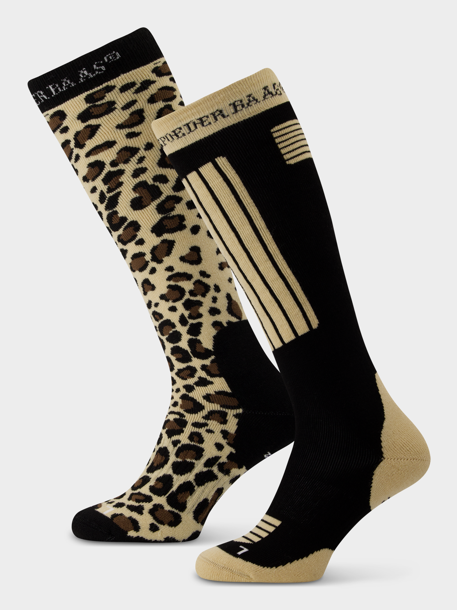 Ski Socks 2-pack | Panther Brown