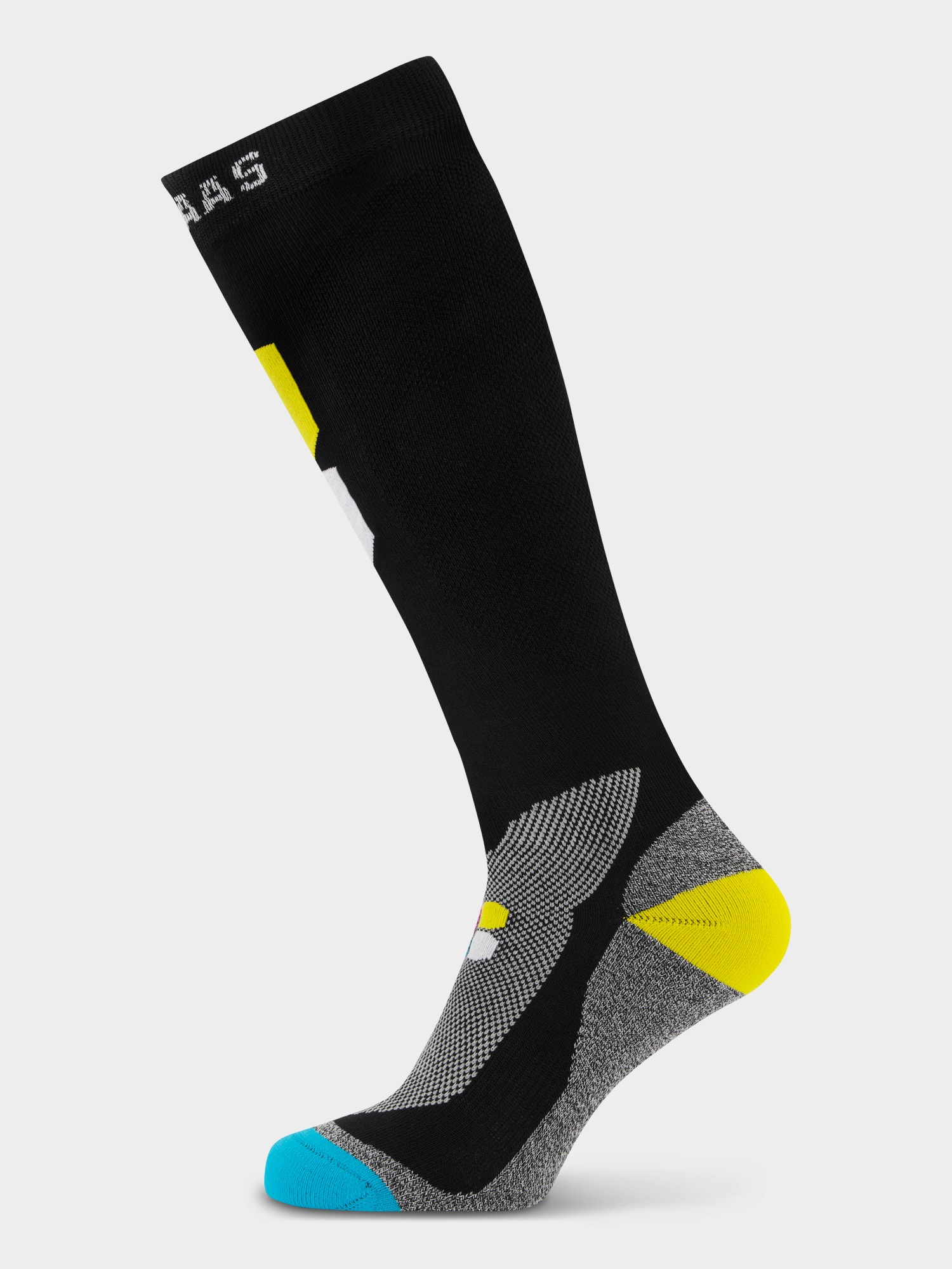 Poederbaas Snowboard Sokken Technical Ski Socks Bamboo Freeride - Black