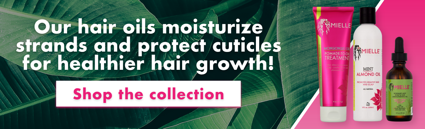 Our hair oils moisturize strands and protects cuticles for healthier hair growth. Shop the collection!