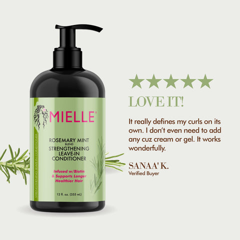 Mielle Rosemary Mint Scalp & Hair Strengthening Oil - 2 fl oz (PP) –  Beauty&Organic Co. Panamá