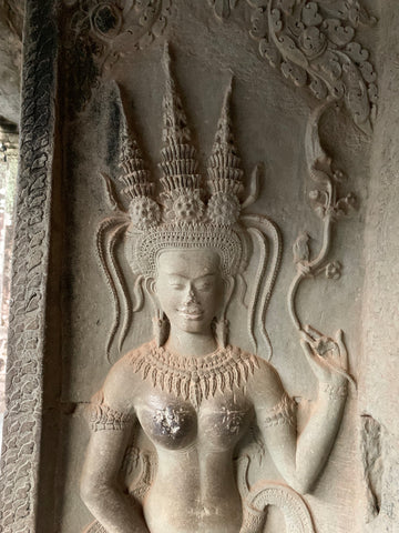 Apsara sculpture at Angkor Wat