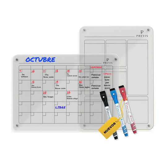 Previs Pizarra Magnetica Nevera A4 - Calendario Magnetico con Lista Compra  Nevera - Calendario Nevera Iman y Pizarra para Cocina - Planificador  Mensual Magnetico : .es: Oficina y papelería