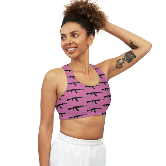 Mayonnaise & Mustard Seamless Sports Bra – Profit Off The Dead