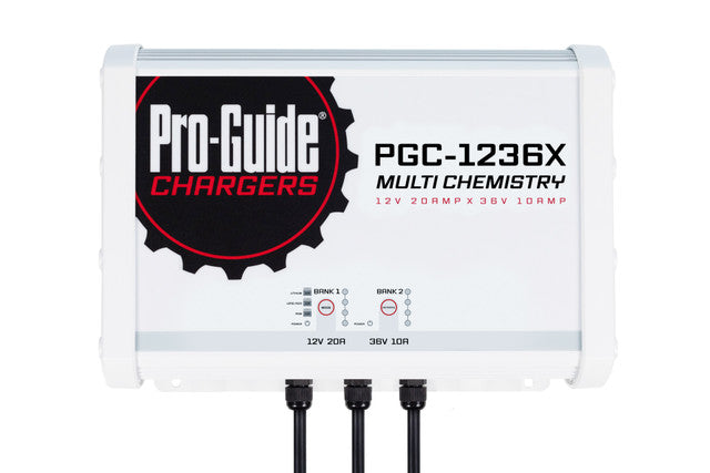 PGC-1236X |  12V 1-Bank 20-Amp & 36V 1-Bank 10-Amp, On-Board Battery Charger