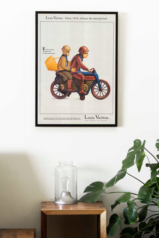 Louis Vuitton Advertising Poster, 30's / 40's Style Print, Ad Wall