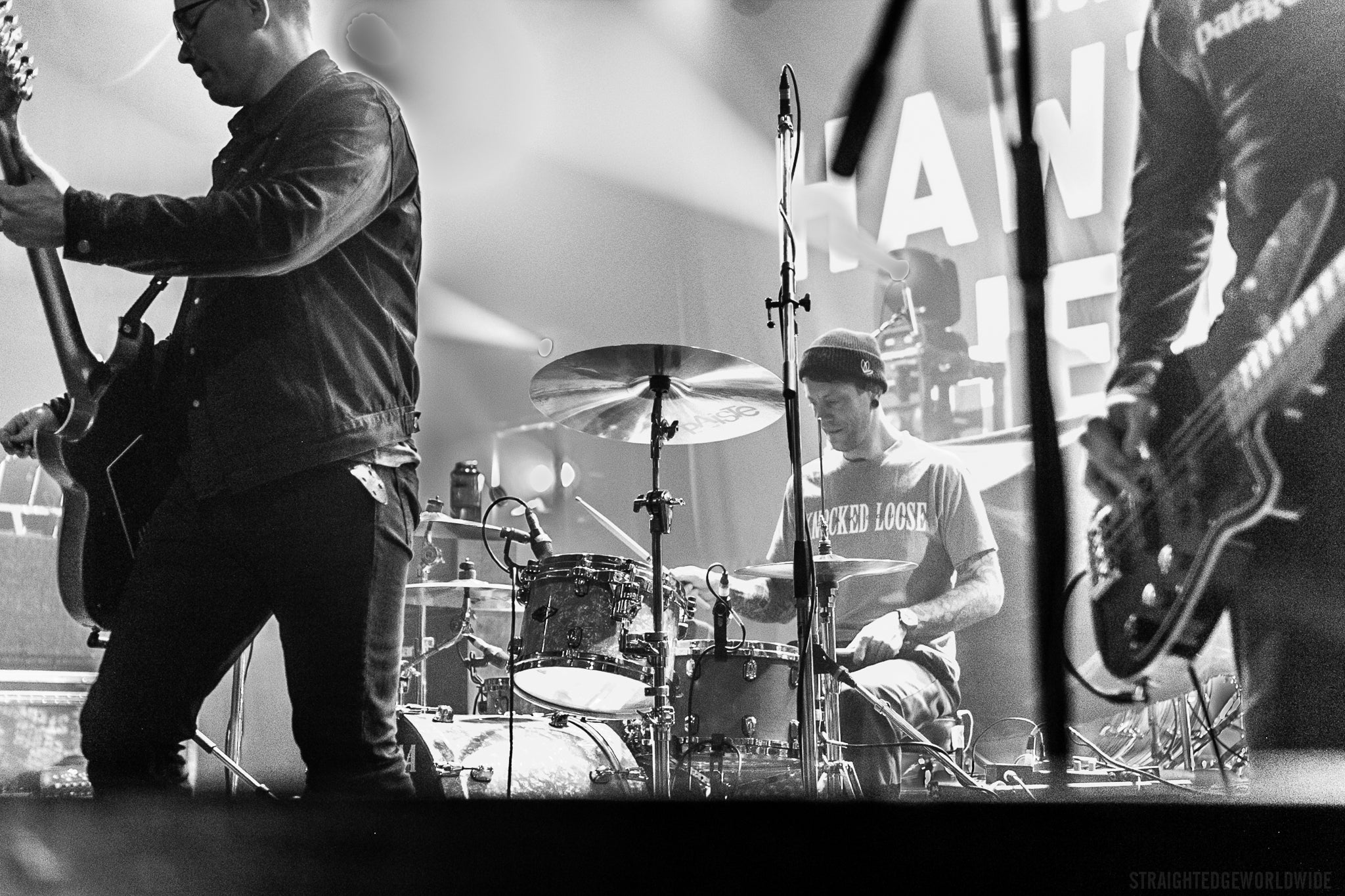 JT Woodruff of Hawthorne Heights, live at the Opera House in Toronto, December 16, 2018