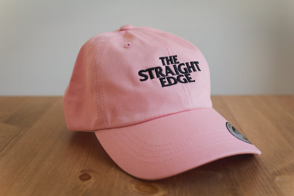 The Straight Edge Dad Hat in Pink – STRAIGHTEDGEWORLDWIDE
