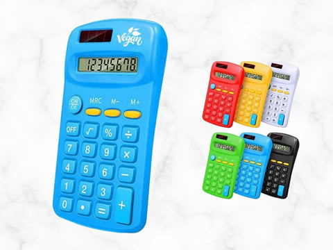 calculators in school colors
