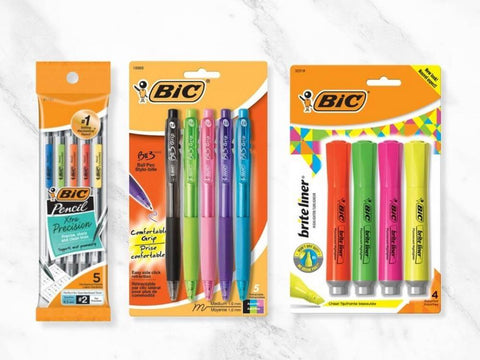 highlighters pens and pencils for school store
