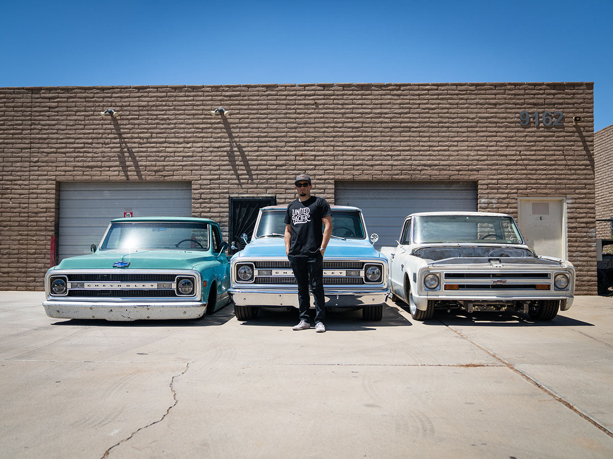 Kyle Oxberger AKA Metalox with three C10 projects