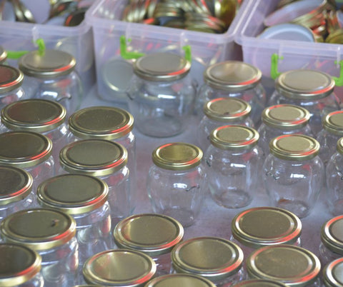 empty canning jars