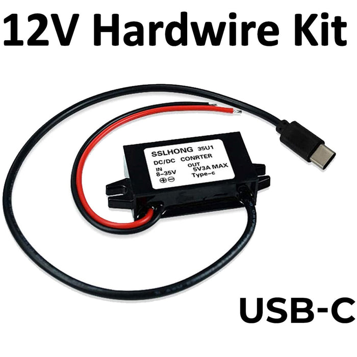 De eigenaar vacht wekelijks 12 Volt USB-C Hardwire Power Cable for Pinnacle dash cameras! Replaces —  Falcon Electronics LLC