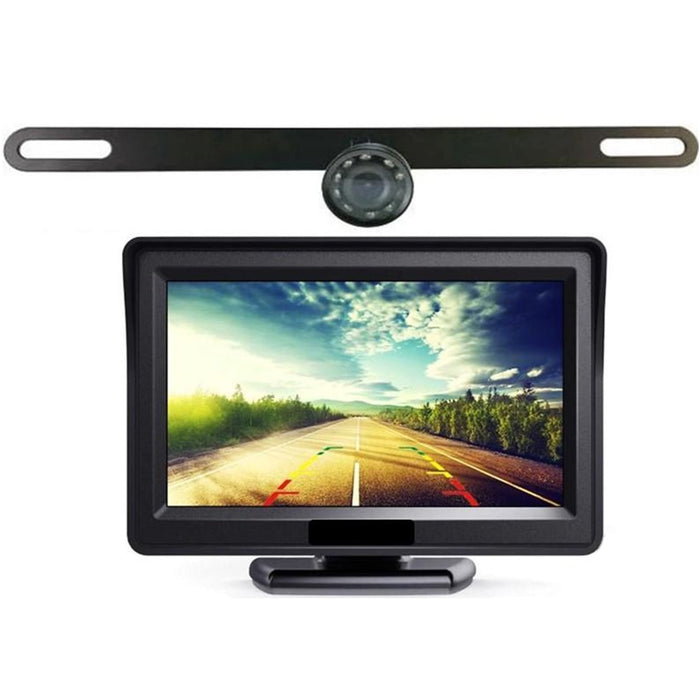 license plate backup camera install