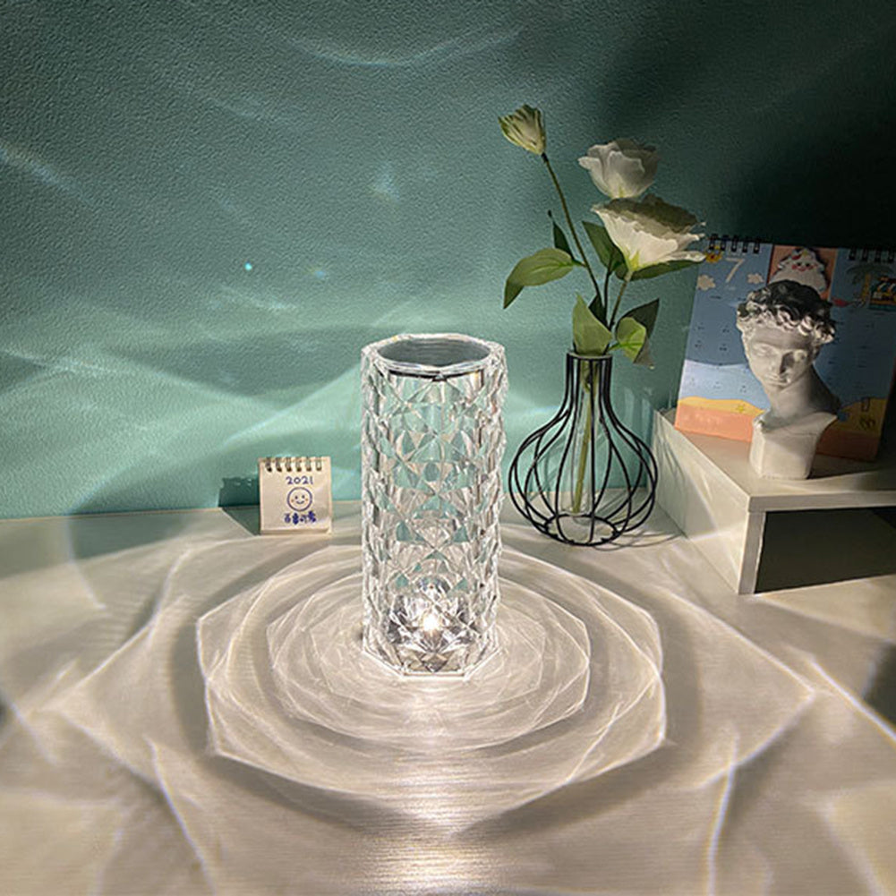Nordic Crystal Lamp USB Table Lamp