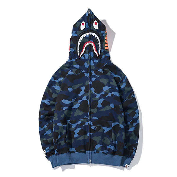 Bape Shark Blue Hoodie – Pandabuy TR