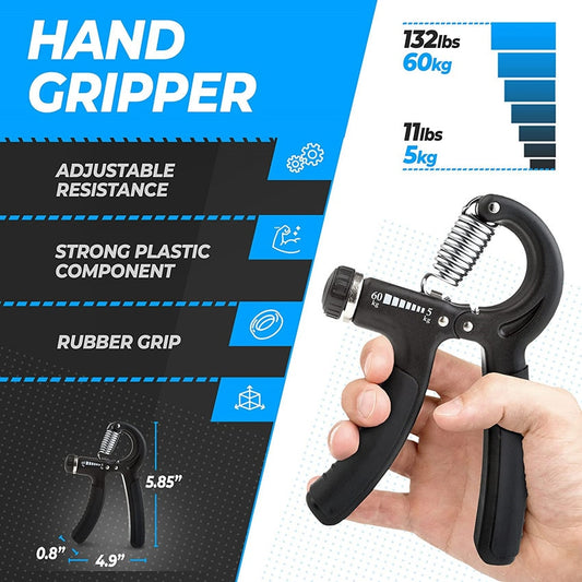 Hand stregthner 100 kg Adjustable Heavy Duty Gripper Fitness Hand Exer –  Denovomart