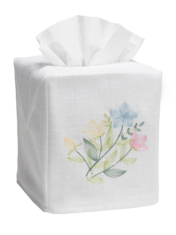 embroidered tissue box cover