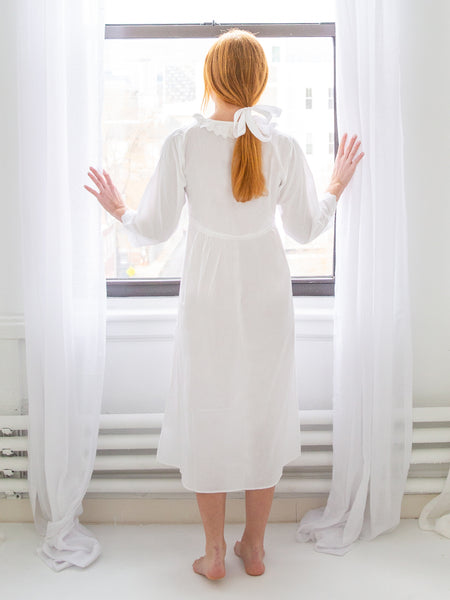 stella white cotton nightgown on sale page