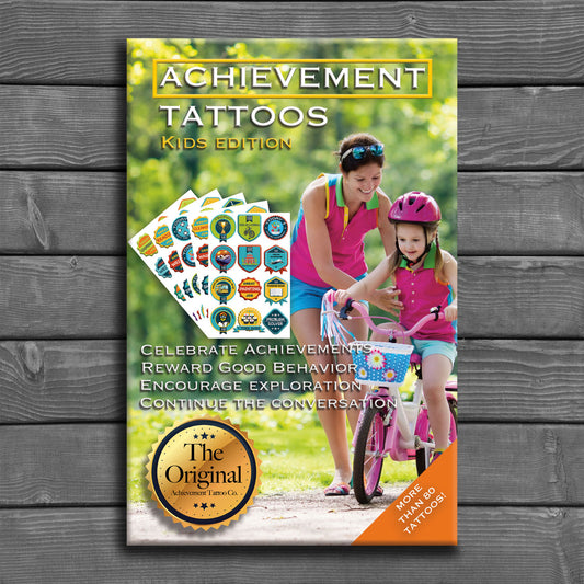 The Original Achievement Tattoo Co. Soccer Award Temporary Tattoos - Soccer Tattoos As Soccer Medals & Soccer Gifts for Kids and Youth - Fun Soccer Accessories for Kids and Adults 