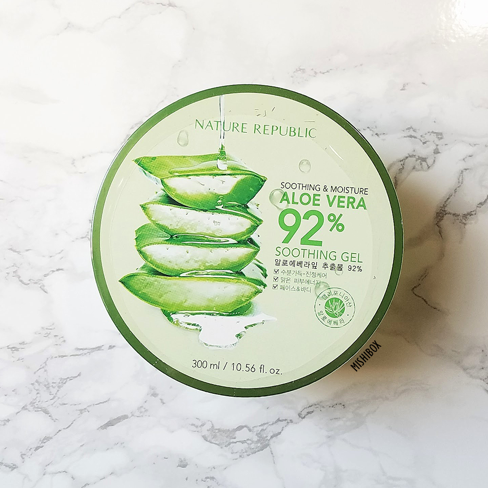  Nature Republic  Aloe Vera 92 Soothing Gel MISHIBOX