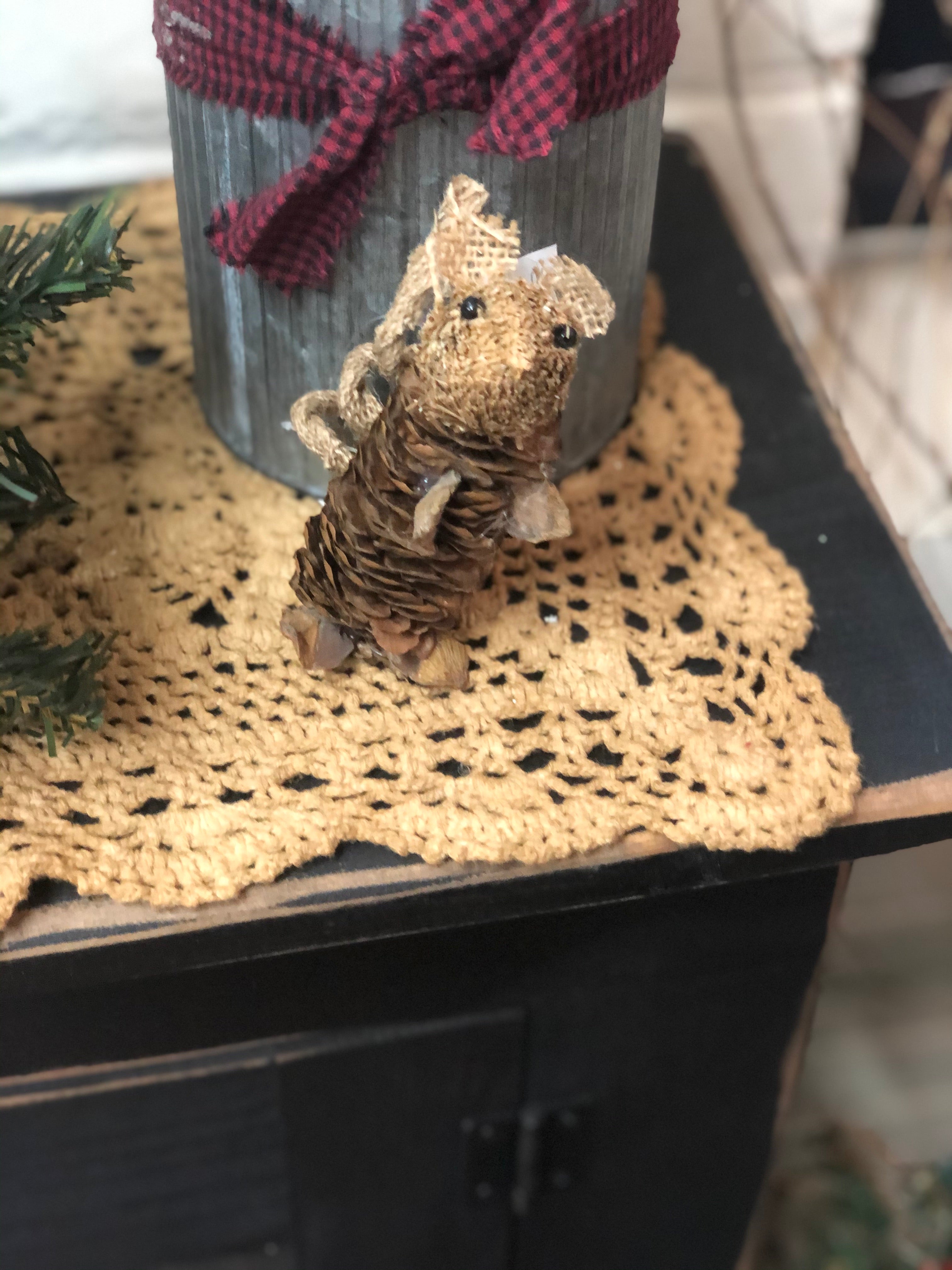 Standing Pinecone Mouse