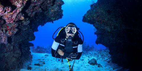 Scuba Diving Underwater