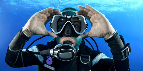 photo of scuba diver
