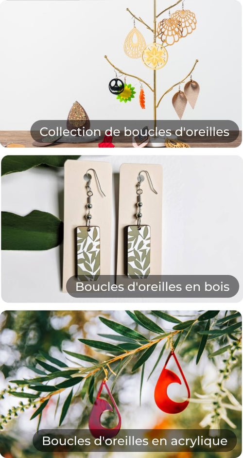 Des boucles d'oreilles