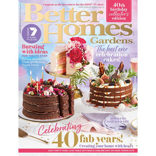 Better Homes And Gardens August 2018 Better Homes And Gardens Shop