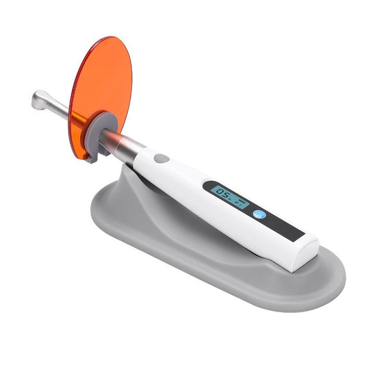 Dental LED Curing Light Wireless 3S Curing 360° Rotating Lamp Cap 3 Models  1400 mW/cm²