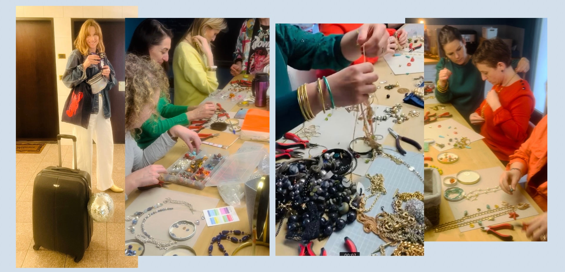 atelier upcycling bijoux - SurlestoitsdeParis & Chloé Crépin - Meudon 01042023