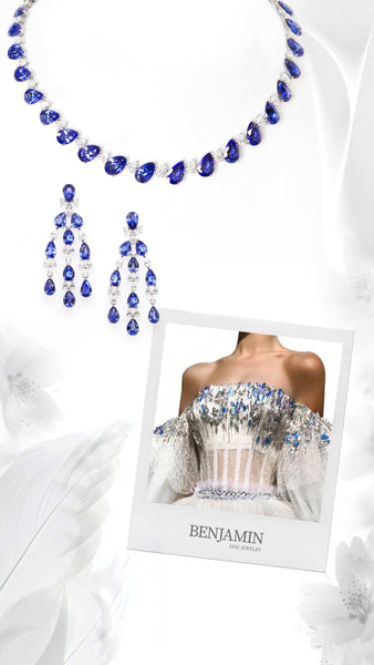 Royal Luxury Gemstone Jewelry Sets
