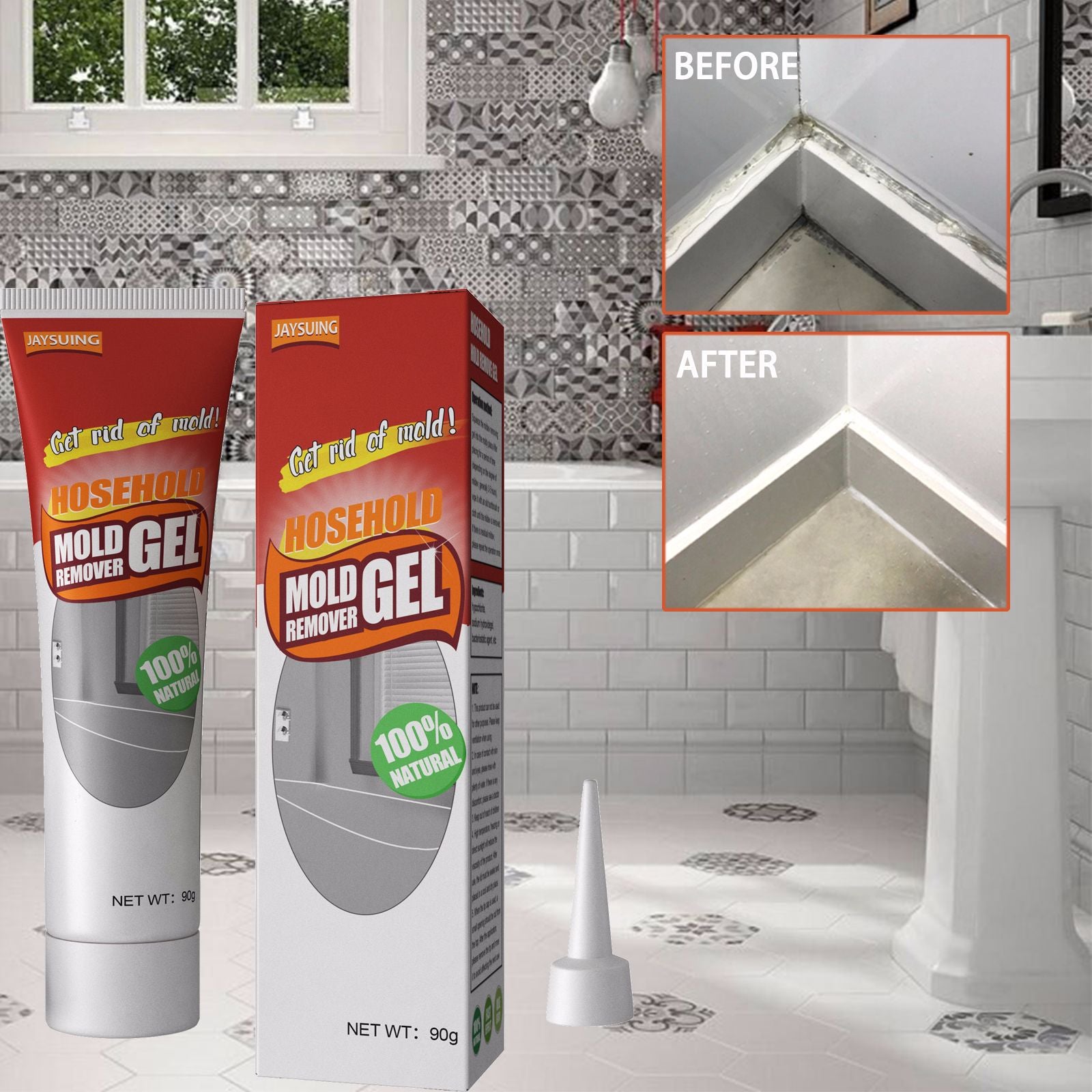 Mold and Mildew Remover Gel