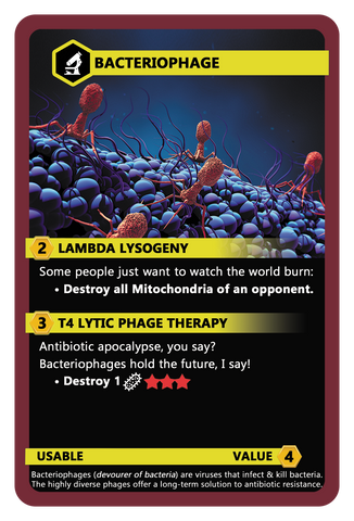 bacteriophage playing card