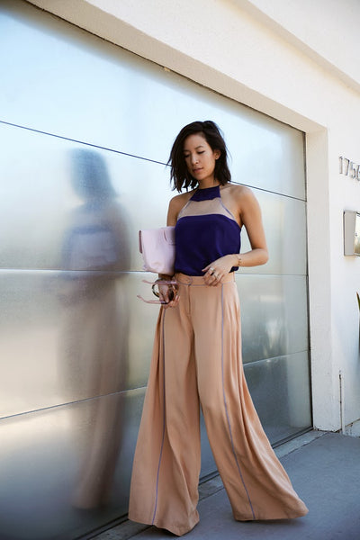 RACHEL NGUYEN FROM THATS CHIC IS SO CHIC IN HER HIGH TOP CAMI