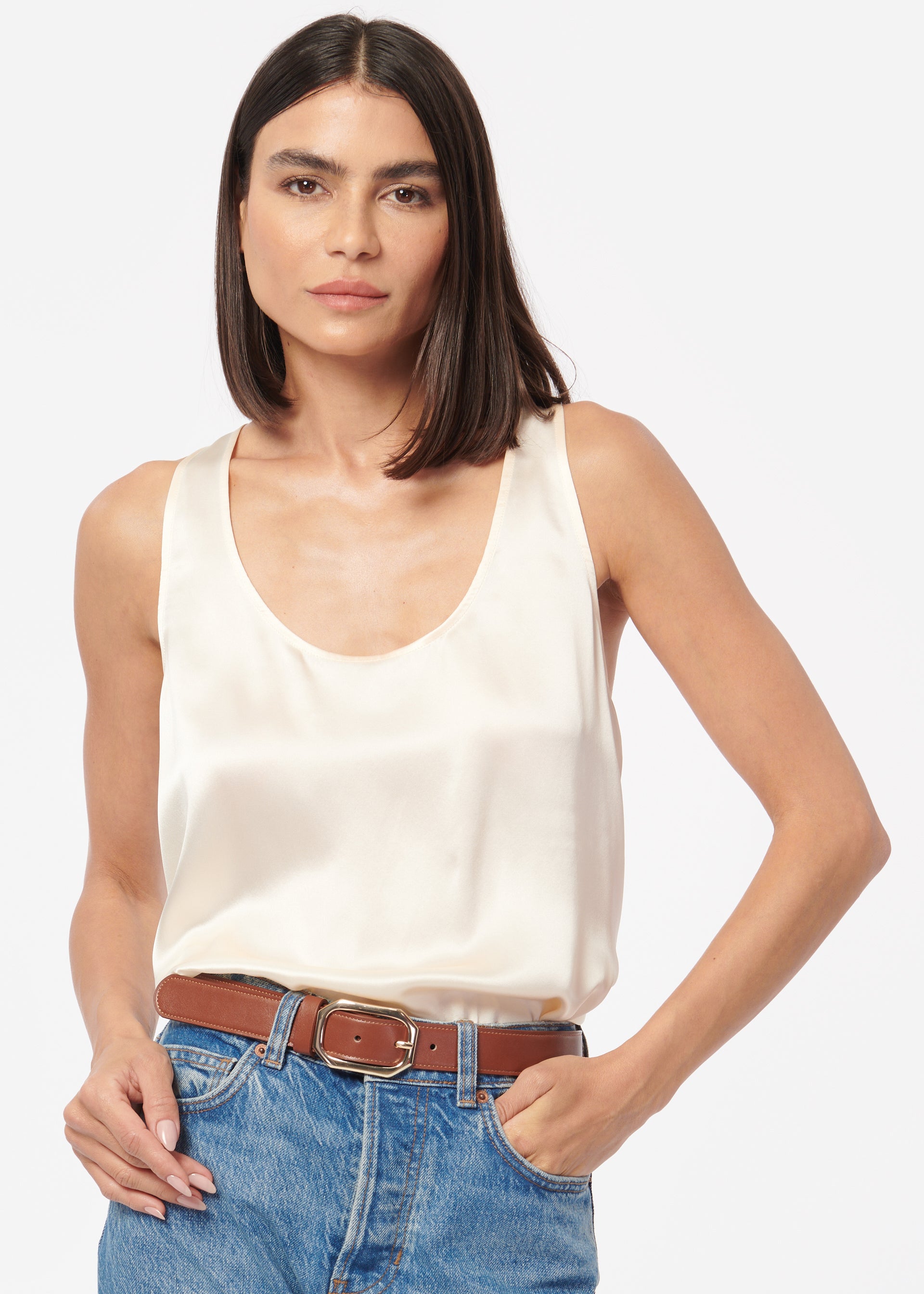 Andressa Camisole Latte – CAMI NYC