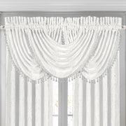 Bianco Waterfall Valance | 100% Polyester by J.Queen New York