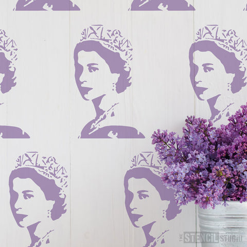 Young Queen Stencil