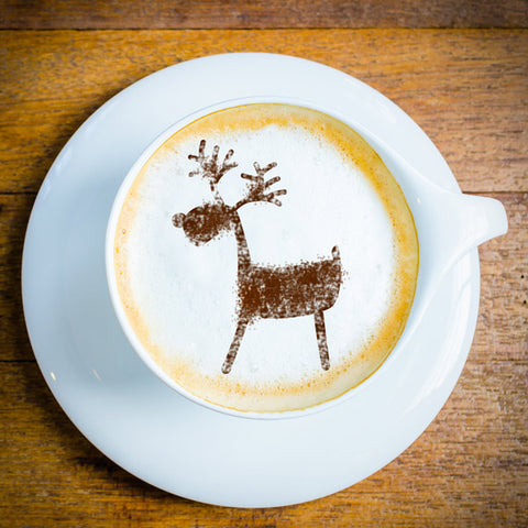 Christmas Coffee Stencils