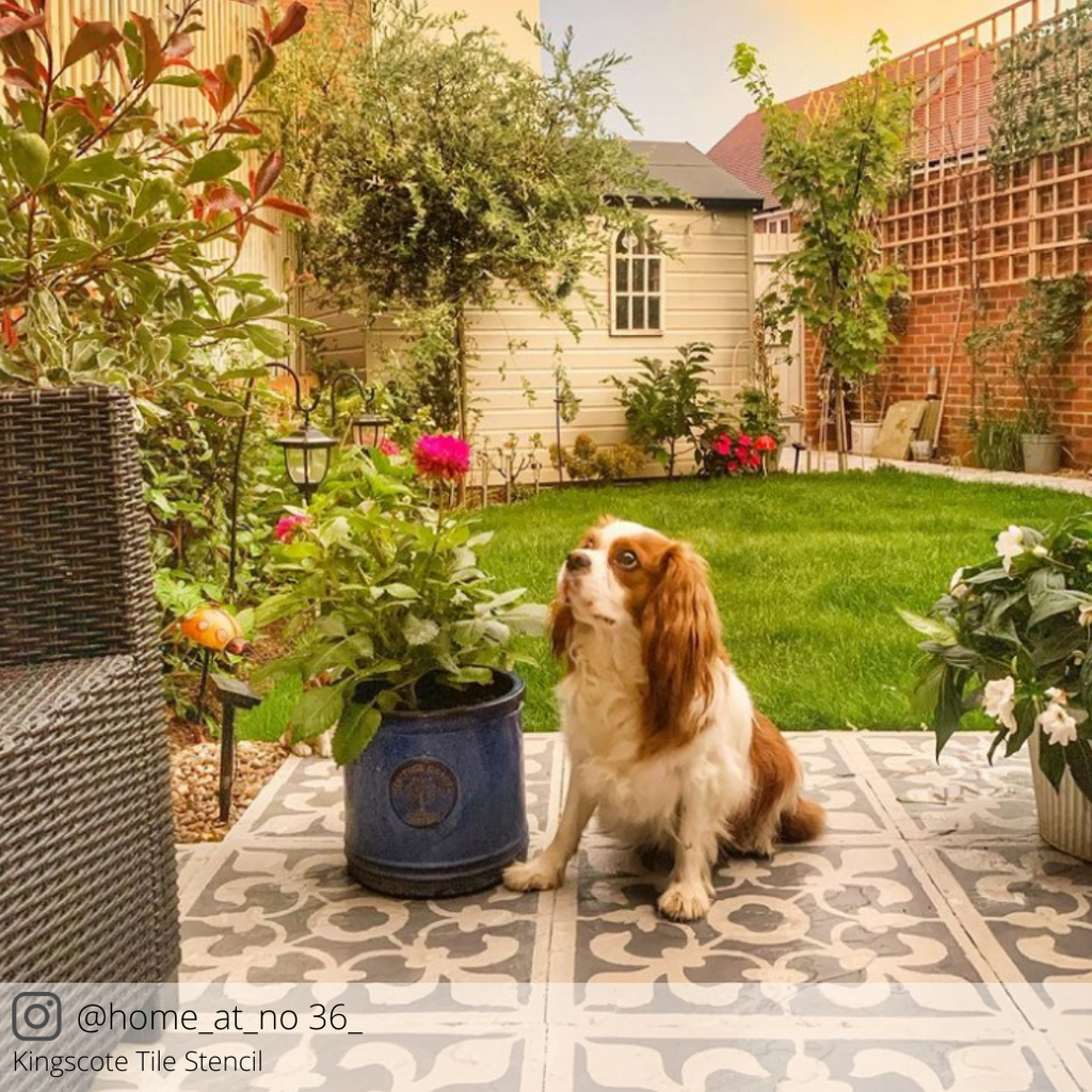 Patio Stenciling